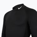 Longsleeve de antrenament pentru bărbați Nike Pro Dri-Fit Mock-Neck black/white 8
