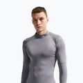 Longsleeve de antrenament pentru bărbați Nike Pro Dri-Fit Mock-Neck smoke grey/black 4