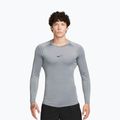 Longsleeve de antrenament pentru bărbați Nike Pro Dri-Fit Tight Fitness smoke grey/black