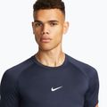 Tricou de antrenament bărbați Nike Pro Dri-Fit Tight SS Fitness obsidian/white 4