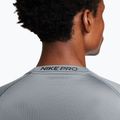 Longsleeve de antrenament pentru bărbați Nike Pro Warm smoke grey/black 5