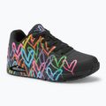 Încălțăminte pentru femei SKECHERS JGoldcrown Uno Highlight Love black/multicolor