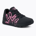 Încălțăminte pentru femei SKECHERS Uno Dripping In Love black/pink