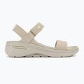 Sandale pentru femei SKECHERS Go Walk Arch Fit Sandal Polished beige 2