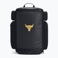 Rucsac de drumeție pentru bărbați Under Armour Project Rock negru/negru/aur metalizat pentru bărbați