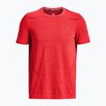 Tricou de antrenament Under Armour Seamless Grid beta/maroan închis pentru bărbați Under Armour Seamless Grid beta/maroan închis 4
