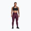 Jambiere de antrenament pentru femei Under Armour HG Armour HiRise dark maroon/black 2