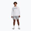 Pantaloni scurți de antrenament pentru bărbați Under Armour Unstoppable Fleece mod gray/black 2