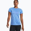 Under Armour Tech SSC tricou de antrenament pentru femei apă/alb/argintiu metalic