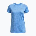 Under Armour Tech SSC tricou de antrenament pentru femei apă/alb/argintiu metalic 5