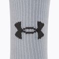 Under Armour Performance Tech 3pk 3pk Crew mod șosete gri/alb/jet gri 8