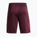 Pantaloni scurți de antrenament Under Armour Tech Graphic pentru bărbați maro închis/beta 6