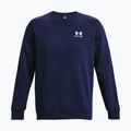 Bluză pentru bărbați Under Armour Essential Fleece Crew midnight navy/white