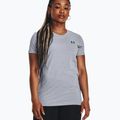 Under Armour Sportstyle LC tricou pentru femei oțel heather deschis/negru