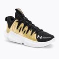 Pantofi de baschet pentru femei Under Armour W Flow Breakthru 4 negru / aur metalic / alb