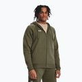 Bluză pentru bărbați Under Armour Rival Fleece FZ Hoodie navy dd green/white