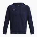 Hanorac de antrenament pentru bărbați Under Armour Rival Fleece FZ midnight navy/white 5