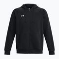 Bluză pentru bărbați Under Armour Rival Fleece FZ Hoodie black/white 6