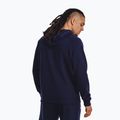 Bluză pentru bărbați Under Armour Rival Fleece Logo HD midnight navy/white 3