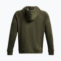 Hanorac cu glugă pentru bărbați Under Armour Rival Fleece Logo HD marine din verde/alb 5