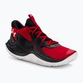 Pantofi de baschet Under Armour Jet'23 roșu/negru/alb roșu/alb