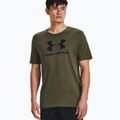 Tricou Under Armour Sportstyle Logo pentru bărbați, de culoare marină, din verde//negru