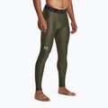 Colanți de antrenament pentru bărbați Under Armour HeatGear marine od green/white
