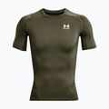 Tricou de antrenament pentru bărbați Under Armour HG Armour Comp SS marină din verde/alb pentru bărbați Under Armour 4