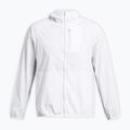 Jachetă de alergat pentru bărbați Under Armour Phantom Windbreaker white/distant gray/halo gray