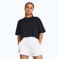 Tricou de antrenament pentru femei Under Armour Campus Boxy Crop black/white