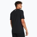 Tricou pentru bărbați Under Armour Boxed Sportstyle black/high vis yellow 2