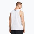 Tank top pentru bărbați Under Armour Sportstyle Logo white/black 2
