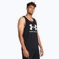 Tank top pentru bărbați Under Armour Sportstyle Logo black/white