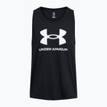 Tank top pentru bărbați Under Armour Sportstyle Logo black/white 3