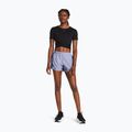 Pantaloni scurți de alergat pentru femei Under Armour Fly By celeste/celeste/reflective 2