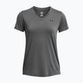 Tricou de antrenament pentru femei Under Armour Tech SSV Solid castlerock/black