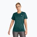 Tricou de antrenament pentru femei Under Armour Tech C-Twist hydro teal/white