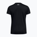 Tricou de antrenament pentru femei Under Armour Tech SSV Solid black/white 2