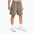 Pantaloni scurți pentru femei Under Armour Essl Flc Relax BF taupe dusk/black