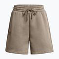 Pantaloni scurți pentru femei Under Armour Essl Flc Relax BF taupe dusk/black 9