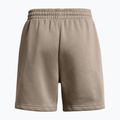 Pantaloni scurți pentru femei Under Armour Essl Flc Relax BF taupe dusk/black 10