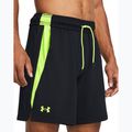 Pantaloni scurți de antrenament pentru bărbați Under Armour Tech Vent black/high-vis yellow/high-vis yellow 4