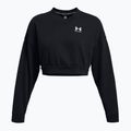 Bluză de antrenament pentru femei Under Armour Rival Terry Os Crop Crew black/white 3