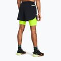 Pantaloni scurți pentru bărbați Under Armour Peak Woven 2in1 black/high vis yellow/high vis yellow 3