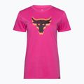 Tricou de antrenament pentru femei Under Armour Project Underground Core T astro pink/black