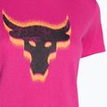 Tricou de antrenament pentru femei Under Armour Project Underground Core T astro pink/black 3