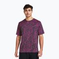 Tricou de antrenament pentru bărbați Under Armour Tech Vent Geode astro pink/black