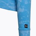 Tricou de antrenament pentru femei Under Armour Project Rock Underground Terry HD viral blue/phoenix fire/white 6