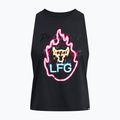 Under Armour Project Rock Neon Flame Tank negru/negru, pentru femei, pentru antrenament 3