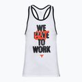 Tank top de antrenament pentru bărbați Under Armour Project Rock Get To Work Tank white/black/phoenix fire